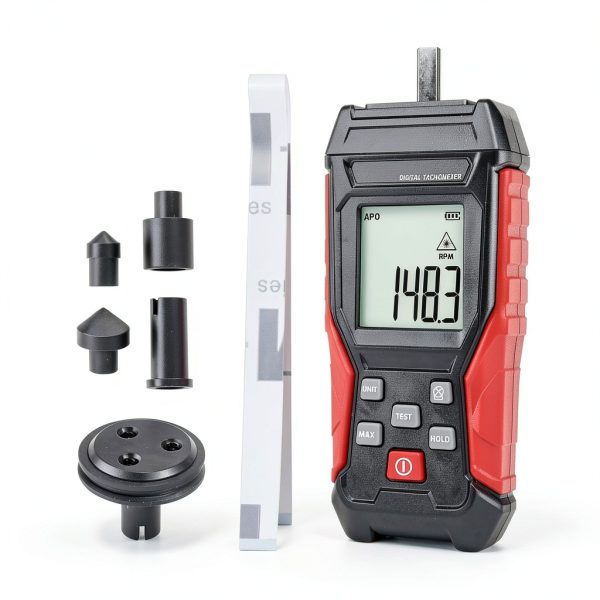 JuviPerpric 2‑in‑1 Digital Tachometer Contact & Non‑Contact 0‑99,999-0