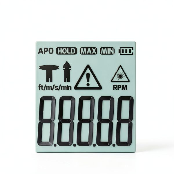 JuviPerpric 2‑in‑1 Digital Tachometer Contact & Non‑Contact 0‑99,999-5