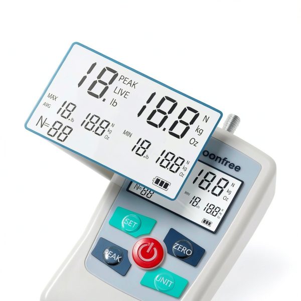 Mxmoonfree LS-45 Digital Force Gauge with ABS Case 12Lb Capacity-4