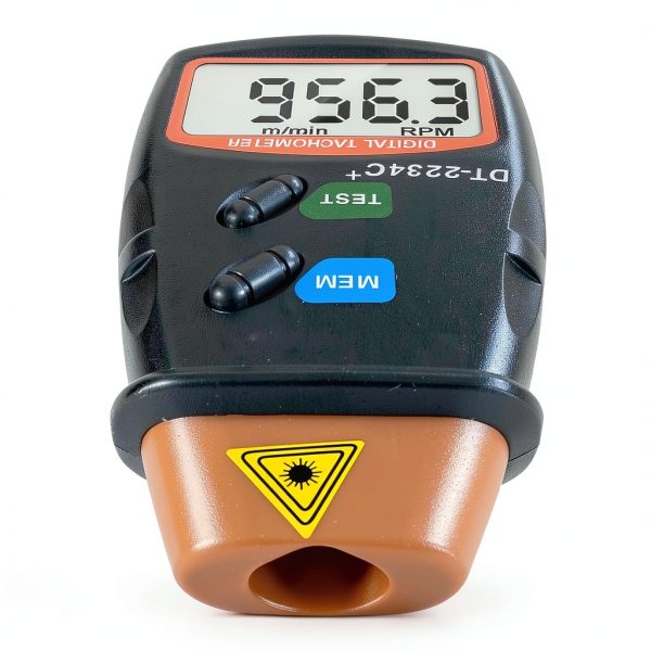 Soonkoda Industrial Tachometer Handheld RPM Meter with LCD Display-1
