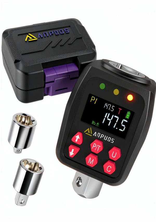 ANPUDS 1/2-Inch Digital Torque Adapter AP07 Battery Powered-0