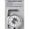 OTC 1/2" Torque Angle Gauge Wrench Black Alloy Steel 360° Scale-2