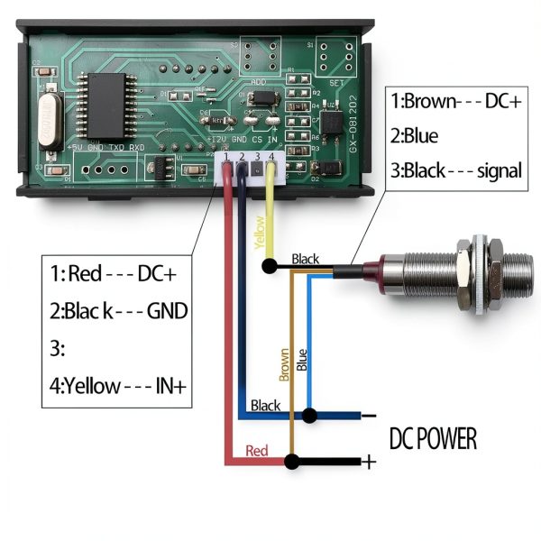 DIGITEN Industrial Tachometer Model 5864173439 DC 8-15V RPM Meter-3
