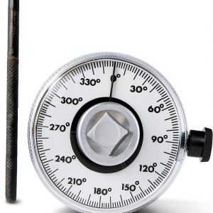 OTC 1/2" Torque Angle Gauge Wrench Black Alloy Steel 360° Scale-0