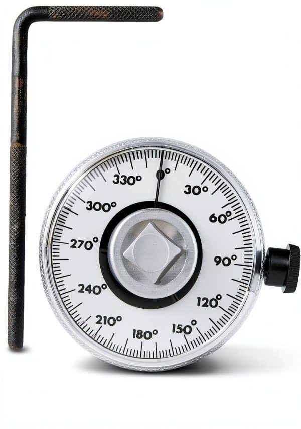 OTC 1/2" Torque Angle Gauge Wrench Black Alloy Steel 360° Scale-0