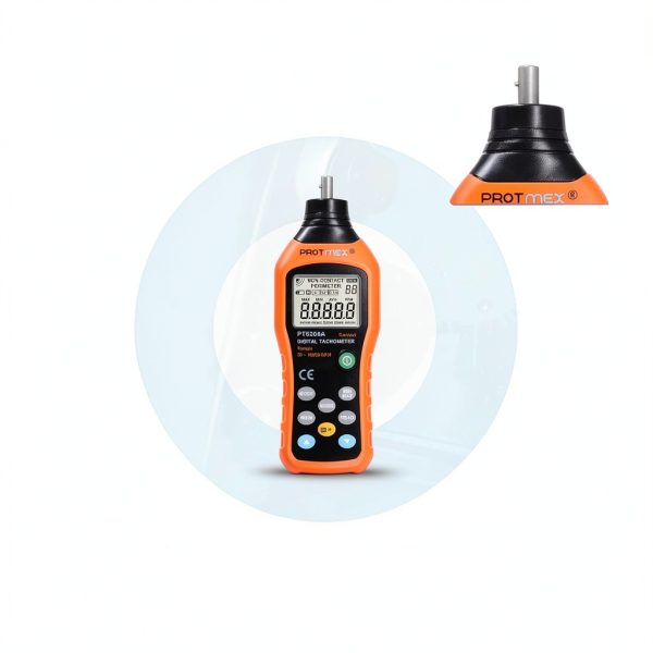 Protmex PT6208A Contact Tachometer 4AAA Digital RPM Meter 50-99999-5
