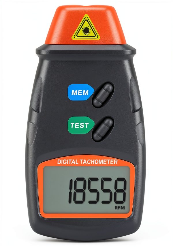 AGPTEK Industrial Tachometer iT8 iT85 Portable RPM Meter with Tape-0