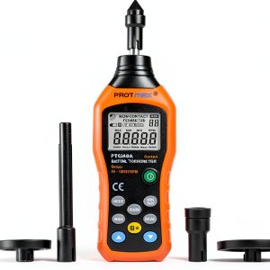 Protmex PT6208A Contact Tachometer 4AAA Digital RPM Meter 50-99999-0
