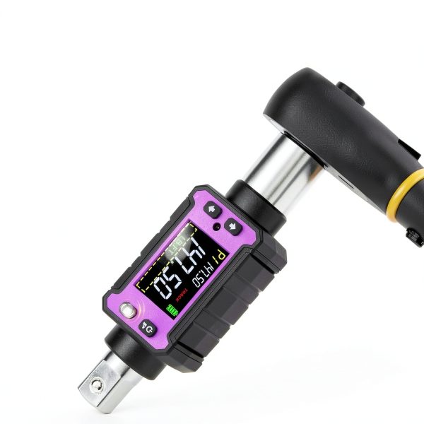 1/2" Digital Torque Adapter, 2.9-147.6 Ft.lb/4-200 Nm Digital Torque Wrench Converter Set, Torque Adapters with ±2% Accuracy, Buzzer & LED Flash Notification for Motorcycle Car Repair-4