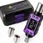 1/2" Digital Torque Adapter, 2.9-147.6 Ft.lb/4-200 Nm Digital Torque Wrench Converter Set, Torque Adapters with ±2% Accuracy, Buzzer & LED Flash Notification for Motorcycle Car Repair-0
